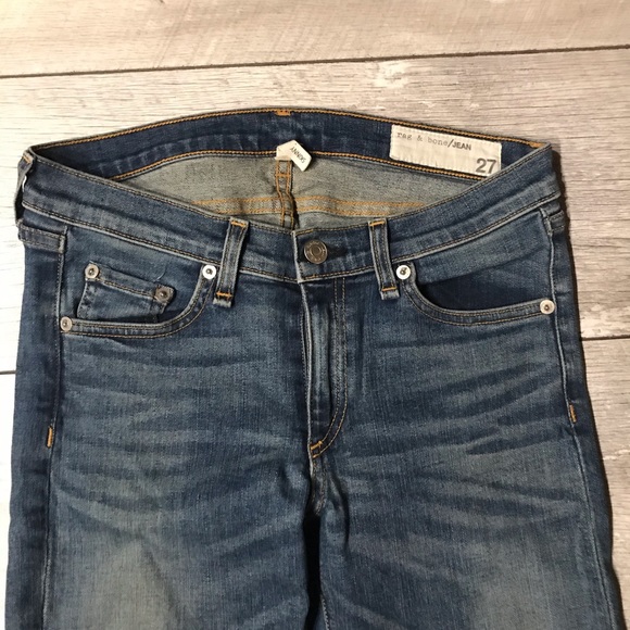 RAG & BONE Blue Skinny Jeans - Picture 3 of 7